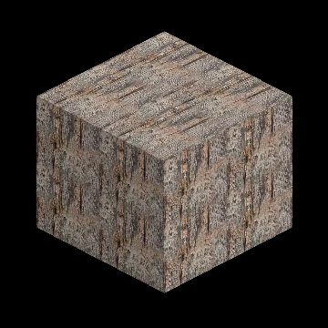 Weathered wood lit cube preview